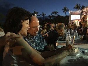 My parents taking their first selfie.
